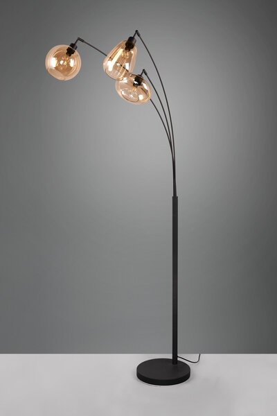 Φωτιστικό Επιδαπέδιο Trio Lighting LUMINA 417000313 Μαύρο Ματ (Black Mat)