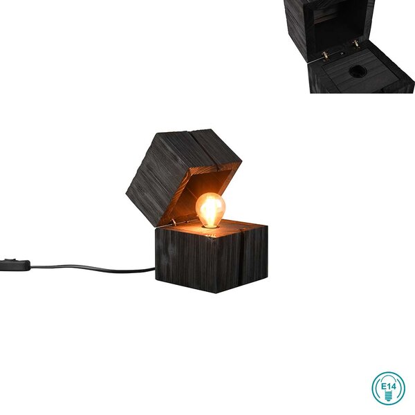 Πορτατίφ Retro Trio Lighting Treasure 514110102 Ξύλο