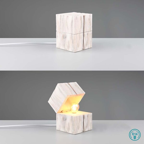 Πορτατίφ Retro Trio Lighting Treasure 514110101 Ξύλο