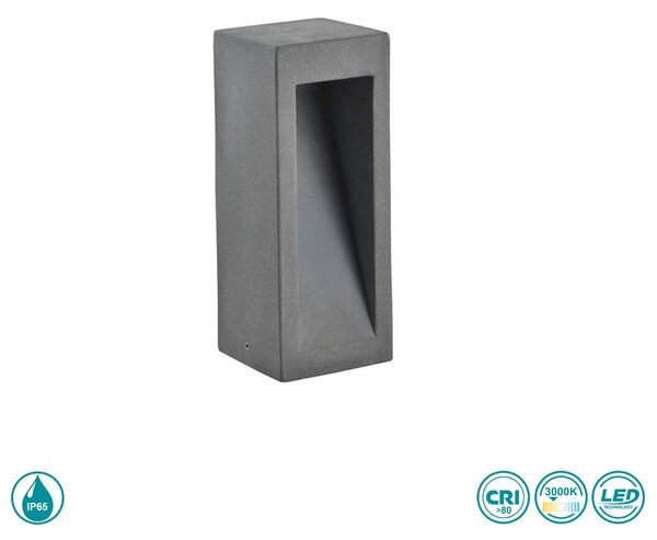 Κολωνάκι Εξωτερικού Χώρου Viokef Style 4290400 Γκρι από Τσιμέντο