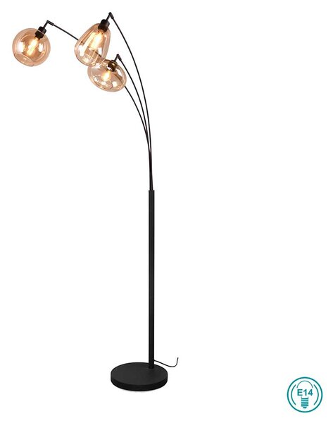 Φωτιστικό Επιδαπέδιο Trio Lighting LUMINA 417000313 Μαύρο Ματ (Black Mat)