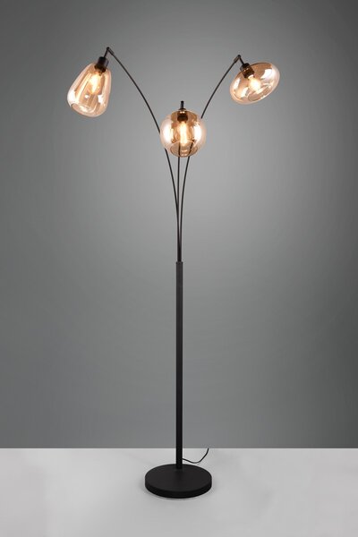 Φωτιστικό Επιδαπέδιο Trio Lighting LUMINA 417000313 Μαύρο Ματ (Black Mat)