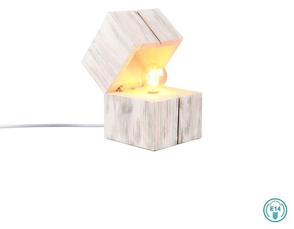 Πορτατίφ Retro Trio Lighting Treasure 514110101 Ξύλο