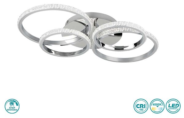 Φωτιστικό Οροφής RL Lighting Cires R67364106 Χρώμιο