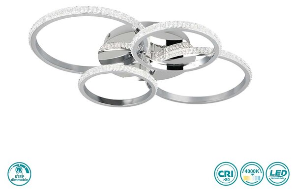 Φωτιστικό Οροφής RL Lighting Cires R67364106 Χρώμιο
