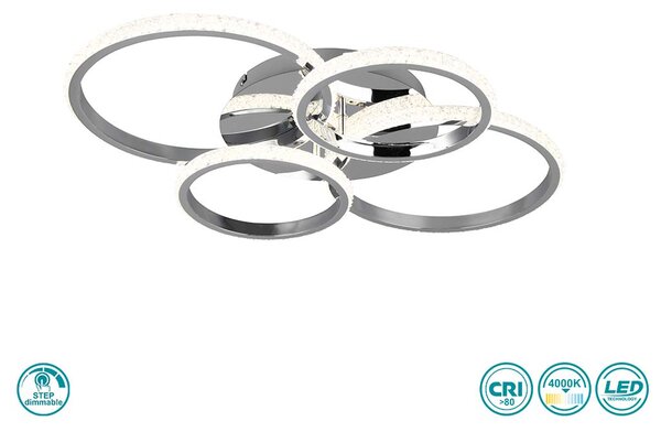 Φωτιστικό Οροφής RL Lighting Cires R67364106 Χρώμιο
