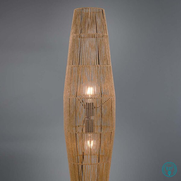 Φωτιστικό Δαπέδου Ethnic RL Lighting Miki R41102026 Καφέ