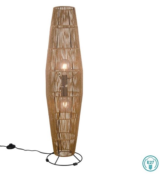 Φωτιστικό Δαπέδου Ethnic RL Lighting Miki R41102026 Καφέ