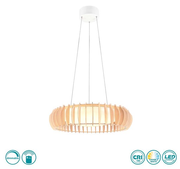 Φωτιστικό Κρεμαστό RL Lighting Monte R32171930 Φυσικό Ξύλο