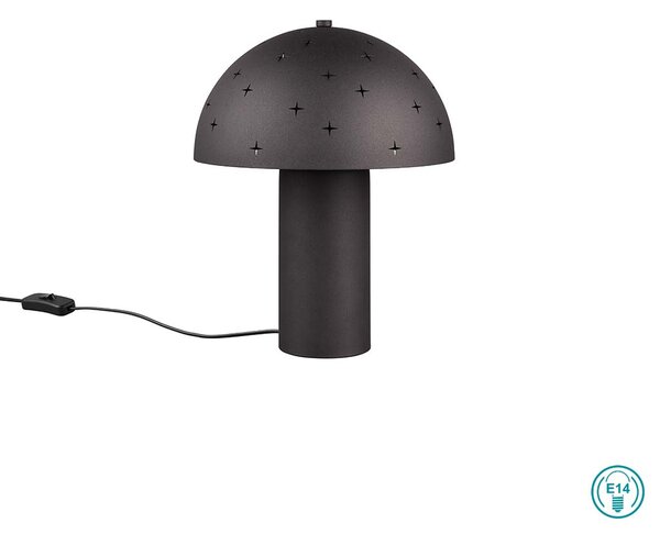 Πορτατίφ Trio Lighting Seta R51361032 Μαύρο