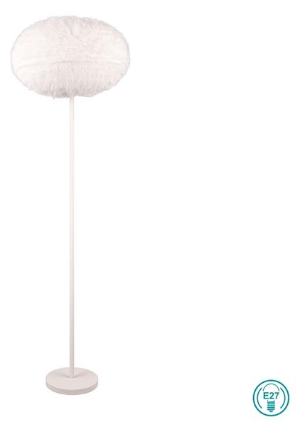 Φωτιστικό Δαπέδου RL Lighting Furry R41581001 Λευκό Βελούδο