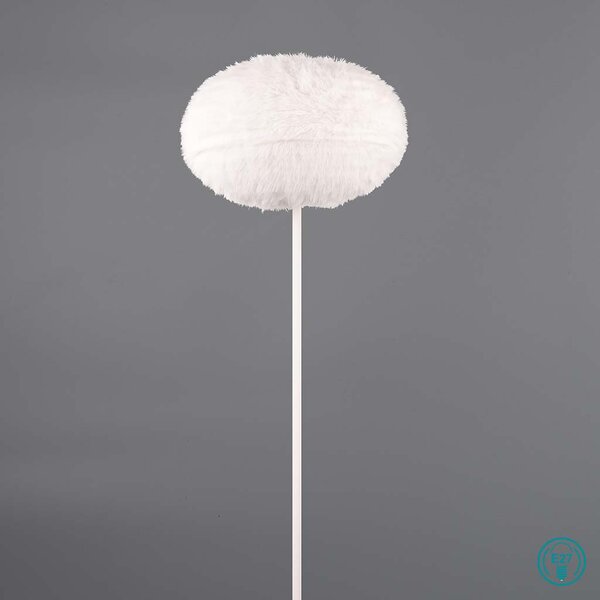 Φωτιστικό Δαπέδου RL Lighting Furry R41581001 Λευκό Βελούδο