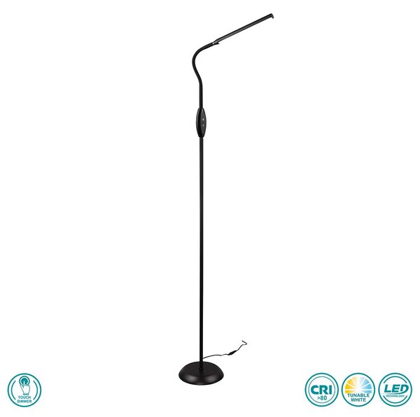 Φωτιστικό Δαπέδου RL Lighting Toro R47641102 Μαύρο