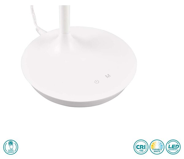 Πορτατίφ Γραφείου RL Lighting Toro R57641101 Λευκό