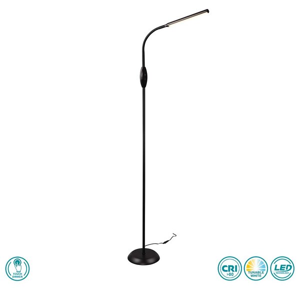 Φωτιστικό Δαπέδου RL Lighting Toro R47641102 Μαύρο