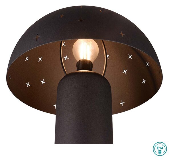 Πορτατίφ Trio Lighting Seta R51361032 Μαύρο