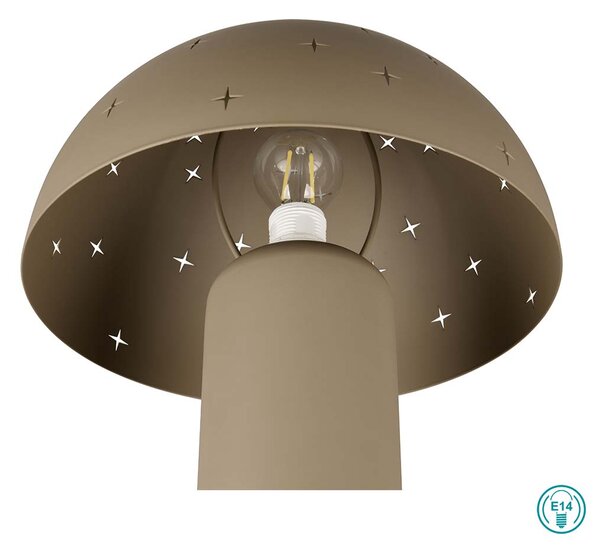 Πορτατίφ Trio Lighting Seta R51361041 Τοπέ Καφέ