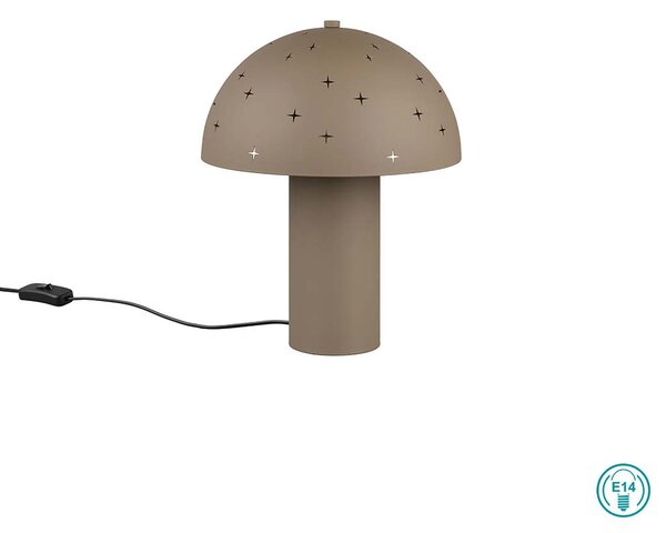 Πορτατίφ Trio Lighting Seta R51361041 Τοπέ Καφέ