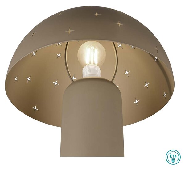 Πορτατίφ Trio Lighting Seta R51361041 Τοπέ Καφέ