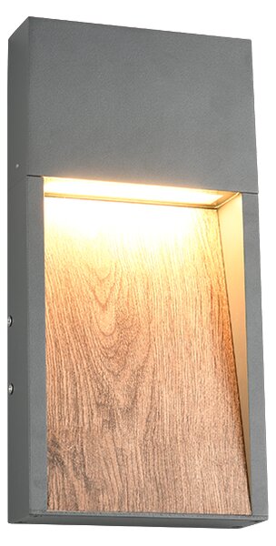 Φωτιστικό Επίτοιχο Trio Lighting SALMON 246960135 Απομίμηση Ξύλου (Wood Imitation) 3000K