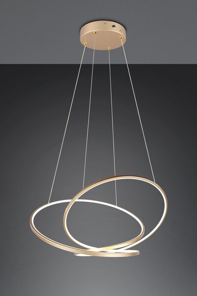 Φωτιστικό Κρεμαστό Trio Lighting DARVIN 349119179 Χρυσό Χρώμα (Gold Coloured) 2300+3000+4000K