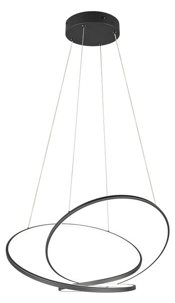 Φωτιστικό Κρεμαστό Trio Lighting DARVIN 349119132 Μαύρο Ματ (Black Mat) 2300+3000+4000K