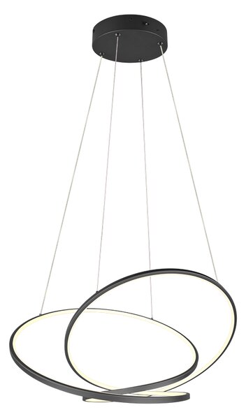 Φωτιστικό Κρεμαστό Trio Lighting DARVIN 349119132 Μαύρο Ματ (Black Mat) 2300+3000+4000K
