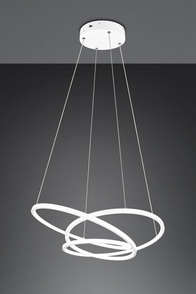 Φωτιστικό Κρεμαστό Trio Lighting DARVIN 349110131 Λευκό Ματ (White Mat) 2300+3000+4000K