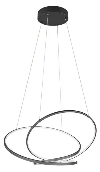 Φωτιστικό Κρεμαστό Trio Lighting DARVIN 349119132 Μαύρο Ματ (Black Mat) 2300+3000+4000K