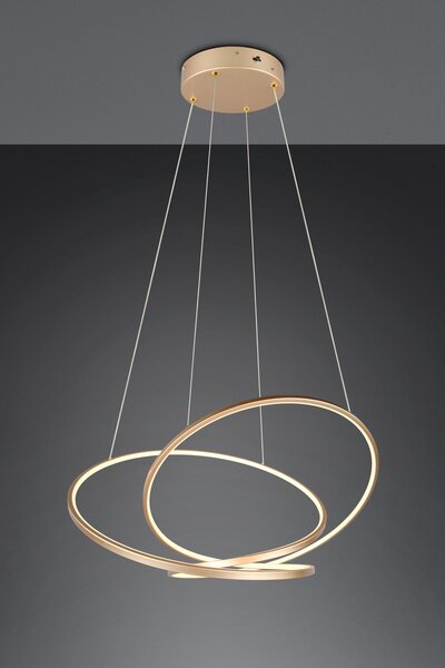 Φωτιστικό Κρεμαστό Trio Lighting DARVIN 349119179 Χρυσό Χρώμα (Gold Coloured) 2300+3000+4000K