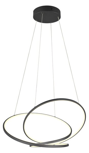 Φωτιστικό Κρεμαστό Trio Lighting DARVIN 349119132 Μαύρο Ματ (Black Mat) 2300+3000+4000K