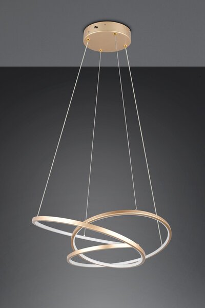Φωτιστικό Κρεμαστό Trio Lighting DARVIN 349110179 Χρυσό Χρώμα (Gold Coloured) 2300+3000+4000K