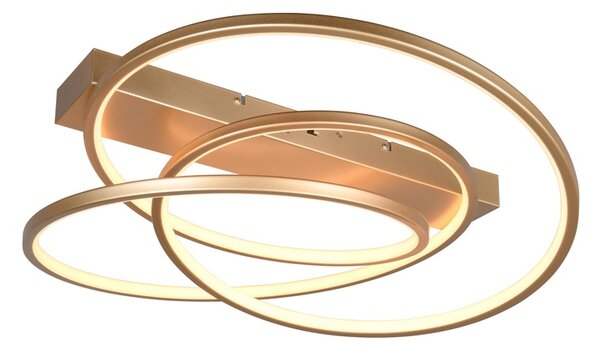 Φωτιστικό Οροφής Trio Lighting DARVIN 649110179 Χρυσό Χρώμα (Gold Coloured) 2300+3000+4000K
