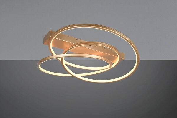 Φωτιστικό Οροφής Trio Lighting DARVIN 649110179 Χρυσό Χρώμα (Gold Coloured) 2300+3000+4000K