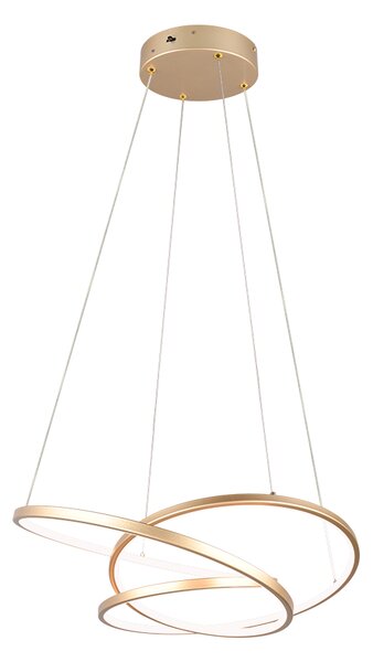 Φωτιστικό Κρεμαστό Trio Lighting DARVIN 349110179 Χρυσό Χρώμα (Gold Coloured) 2300+3000+4000K