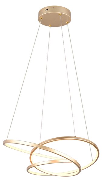 Φωτιστικό Κρεμαστό Trio Lighting DARVIN 349110179 Χρυσό Χρώμα (Gold Coloured) 2300+3000+4000K