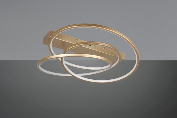 Φωτιστικό Οροφής Trio Lighting DARVIN 649110179 Χρυσό Χρώμα (Gold Coloured) 2300+3000+4000K