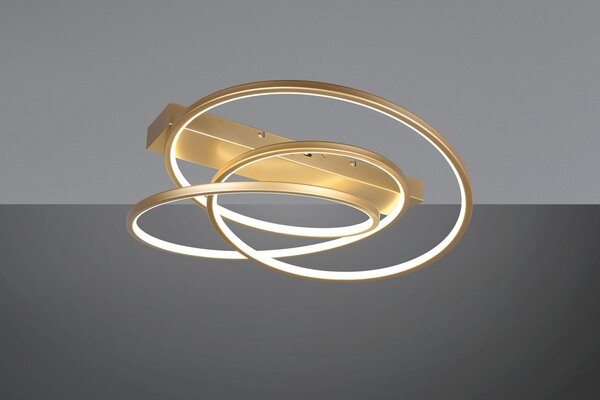 Φωτιστικό Οροφής Trio Lighting DARVIN 649110179 Χρυσό Χρώμα (Gold Coloured) 2300+3000+4000K