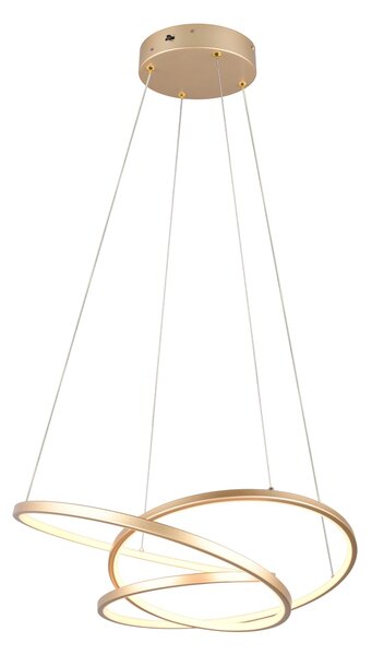 Φωτιστικό Κρεμαστό Trio Lighting DARVIN 349110179 Χρυσό Χρώμα (Gold Coloured) 2300+3000+4000K