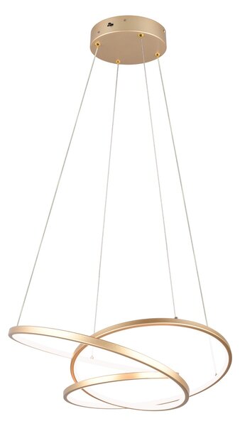 Φωτιστικό Κρεμαστό Trio Lighting DARVIN 349110179 Χρυσό Χρώμα (Gold Coloured) 2300+3000+4000K