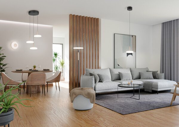 Φωτιστικό Επίτοιχο Trio Lighting CELESTE 254910165 Καφετί (Coffee) 3000K
