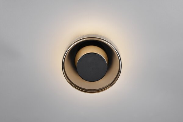Φωτιστικό Επίτοιχο Trio Lighting CELESTE 254910132 Μαύρο Ματ (Black Mat) 3000K