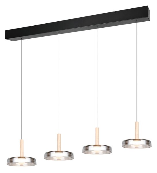 Φωτιστικό Κρεμαστό Trio Lighting CELESTE 354910432 Μαύρο Ματ (Black Mat) 3000K