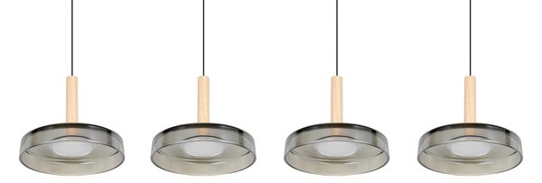 Φωτιστικό Κρεμαστό Trio Lighting CELESTE 354910432 Μαύρο Ματ (Black Mat) 3000K