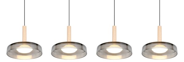 Φωτιστικό Κρεμαστό Trio Lighting CELESTE 354910432 Μαύρο Ματ (Black Mat) 3000K