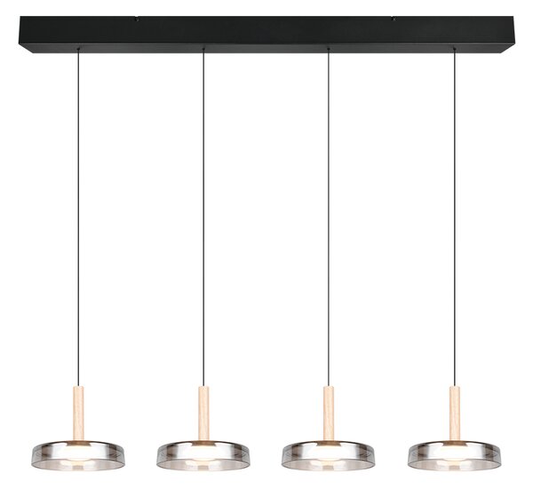 Φωτιστικό Κρεμαστό Trio Lighting CELESTE 354910432 Μαύρο Ματ (Black Mat) 3000K