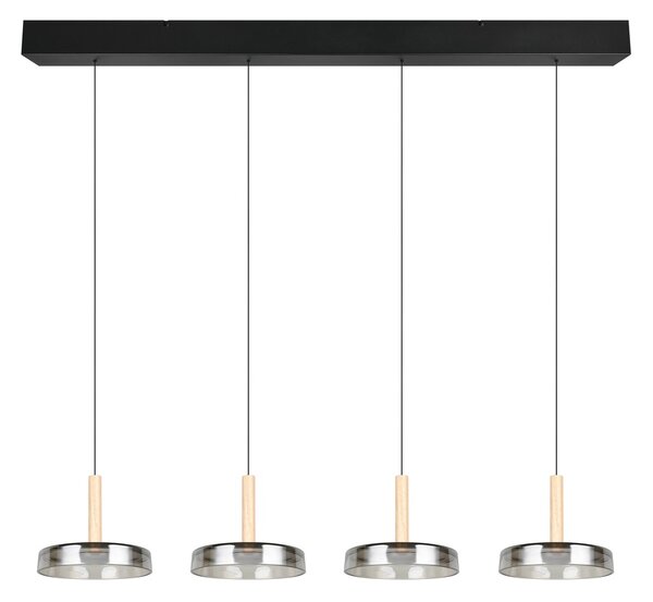 Φωτιστικό Κρεμαστό Trio Lighting CELESTE 354910432 Μαύρο Ματ (Black Mat) 3000K