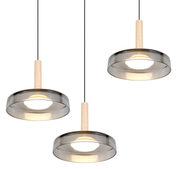 Φωτιστικό Κρεμαστό Trio Lighting CELESTE 354930332 Μαύρο Ματ (Black Mat) 3000K
