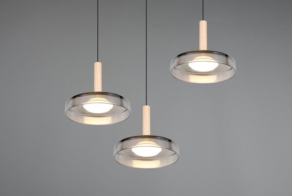 Φωτιστικό Κρεμαστό Trio Lighting CELESTE 354930332 Μαύρο Ματ (Black Mat) 3000K