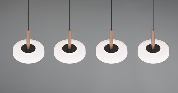 Φωτιστικό Κρεμαστό Trio Lighting CELESTE 354910465 Καφετί (Coffee) 3000K